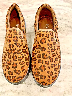 H2K Brown Leopard Print Comfy Casual Sneakers/Flats/Shoes Women's 7 • $6.30