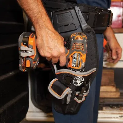 $43.96 • Buy KLEIN TOOLS Tradesman Pro Electrician Multi Tool Belt Clip On Drill Holder Pouch