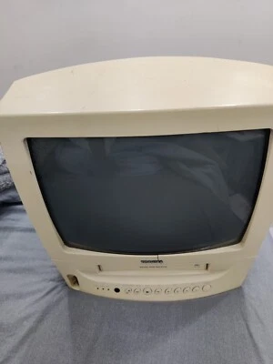 $90 • Buy Toshiba MV13J3 13  CRT TV VCR VHS Tape Player Combo Retro Gaming TV TESTED WORKS