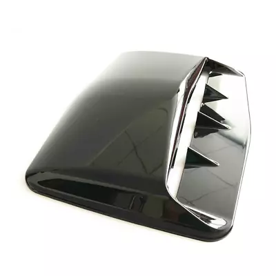 Car Air Flow Intake Hood Scoop Vent Bonnet Cover ABS Black Decor Accessories • $30.50