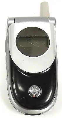 Motorola V188 - Black And Silver ( T-Mobile ) Rare Flip Phone - No Back / READ • $14.44