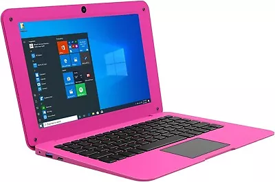 T&C 10.1  Laptop Computer Windows 10 Intel Z8350 Camera HDMI USB WiFi-Pink • $159.99