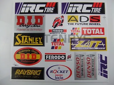 Motorcycle Sticker Decal Kit For YAMAHA SUZUKI KAWASAKI HONDA CBF GSX ZXR R1 R6 • £3.10