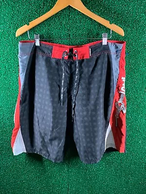 Maui And Sons Size 36 Men Black And Red Board Shorts • $13.99