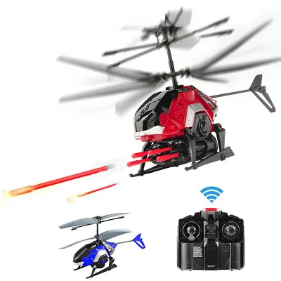 2.4G Remote Control Combat Helicopter Missile Shooting Plane RC Model Kids Toys • $43.19