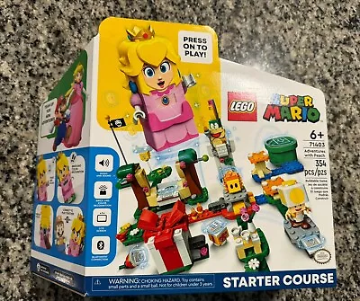 LEGO Super Mario Adventures With Peach Starter Course 71403 Building Set New 🔥 • $38.50