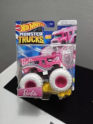 Barbie Ultimate Camper Freestyle Wreckers Pink Hot Wheels Monster Trucks 2023 • $15.97