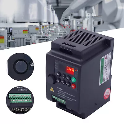 2 HP 3 Phase Motor Variable Frequency Drive VFD Speed Controller 220VAC 1.5KW 7A • $89.30