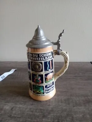 American Bravo Musterschutz 1956 Beer Stein With Lid  • $20