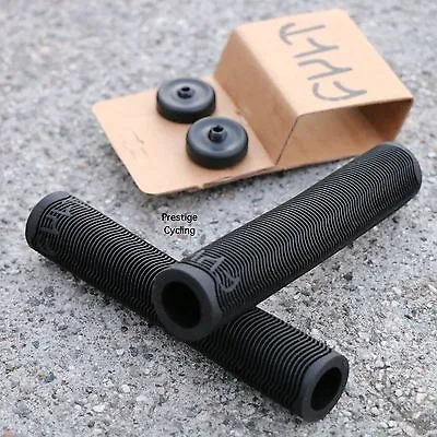 Cult Bmx Bike Sean Ricany Black Bicycle Grips Odi Primo Scooter Animal Vans • $10.95