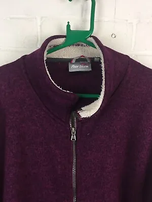 £5.87 • Buy Peter Storm Dark Purple Full Zip Close Fleece Lined Jacket Size UK 18 #CE