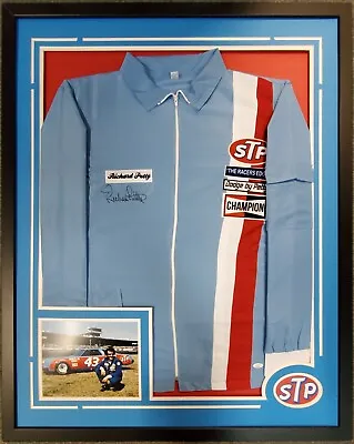 $449.99 • Buy Richard Petty Autographed Custom Framed STP Racing Jacket JSA Witnessed COA 
