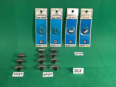 15 X Mini Slide Switches: SPST SPDT & DPDT [DCX] • $5.95