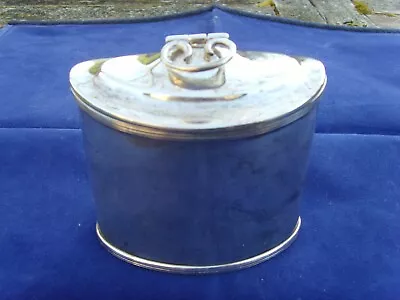 Antique Edwardian Sterling Silver Tea Caddy  Probably Mappin & Webb 1913 145gm • $124.46