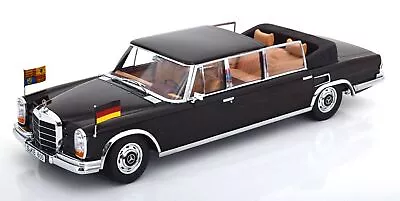 KK Scale 1/18 MERCEDES 600 W100 LANDAULET QUEEN ELIZABETH II / KIESINGER 1965 • £104.96