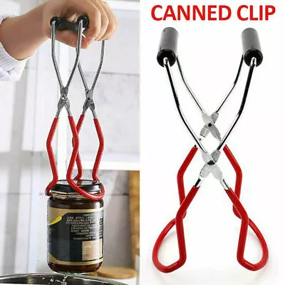 For Canning Jar Lifter Tongs Wide-Mouth Clips Jam Preserving Pickling Making • £6.99