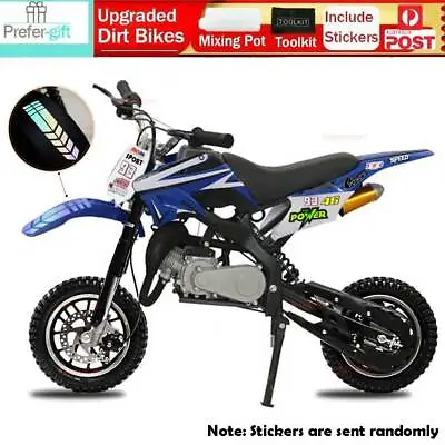 Dirt Bikes Pocket Bike 49CC 50CC Engine Mini Motorcycle ATV Race Adult Kids Sale • $499.95