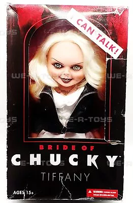 Bride Of Chucky Tiffany 15  Talking Doll Mezco Toyz 2004 No. 78015 USED • $171.56