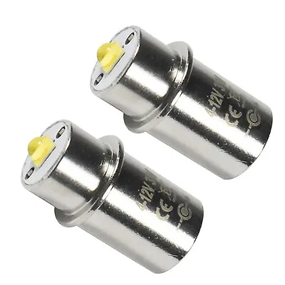 2x HQRP 4-12V DC LED Bulb For 5 AA Mini-Maglite Lantern Flashlight Torch • $24.95