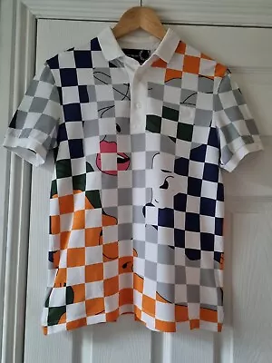 Raf Simons X Fred Perry Print Polo Size 38 Small  • £19.99