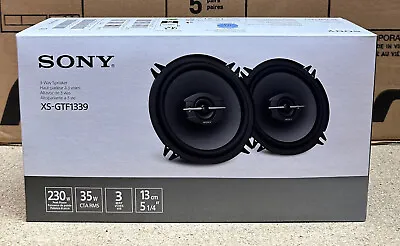 SONY 460W TOTAL 3WAY 5.25 INCH 13cm CAR DOOR/SHELF COAXIAL SPEAKERS XS-GTF1339 • £49.90