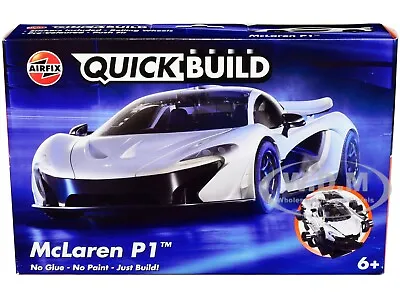 Mclaren P1 White Snap Together Model Kit By Airfix Quickbuild J6028 • $16.99