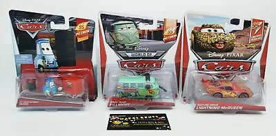 LOT OF 3 - Disney/Pixar Cars - 95 PIT CREW (GUIDOFILLMOREMcQUEEN) - NEW! • $24.98