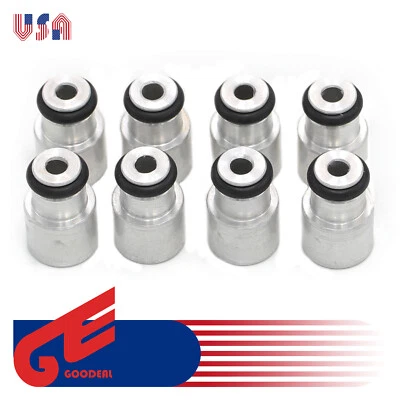 $16.37 • Buy 8Pcs LS3 LS7 LS9 L76 Shorty Fuel Injector Adapter Spacer To LS2 Intake Fuel Rail