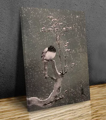£9.99 • Buy Japanese Art Birds And Flowers  Canvas Print Art Wall Framed Or Print Only