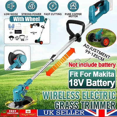 For Makita 18V Battery Cordless Electric Grass Trimmer Strimmer Cutter Body Only • £35.99