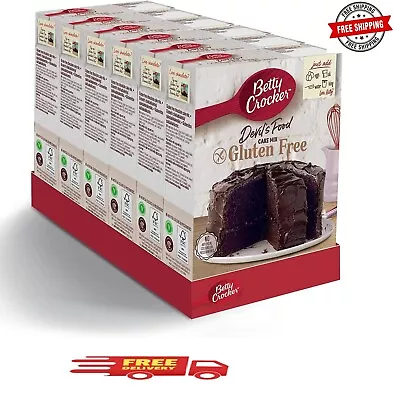 Betty Crocker Devils Food Gluten Free Cake Mix 425(Pack Of 6). Free Shipping • £19.99