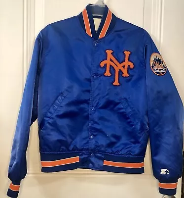 Vintage NY Mets Starter Jacket Adult Small • $64