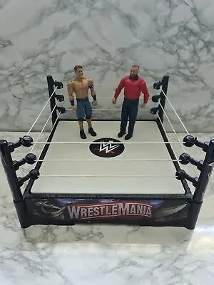 £13.99 • Buy WWE Wrestlemania Superstar Ring Mattel 2010 + 2 Figures John Cena Vs Bray Wyatt