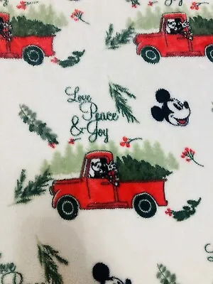 Primark Disney Mickey Mouse Autumn Christmas Festival Fleece Blanket Tree Xmas • £11.99