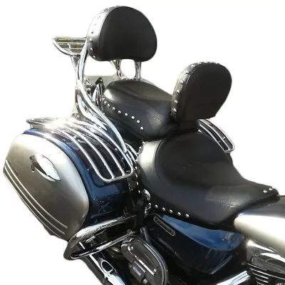 Hard Saddlebags Top Rails For Kawasaki Vulcan 1500/1600 Nomad Saddlebags • $69