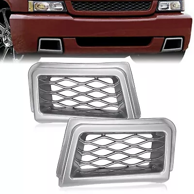 For 03-07 Chevy Silverado SS-Style Bumper Caliper Air Duct Grille Grill Cover • $25.99