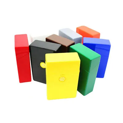  Plastic Flip Open Tobacco Box Cigarette Storage Case Holder For 20 Cigarette • $4.50