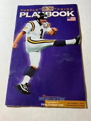 Rare Official NFL Minnesota Vikings Playbook.2001. • $3.99