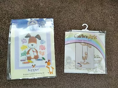 Kipper Cross Stitch Kit And Charlie's Ark Kit Bundle • £10