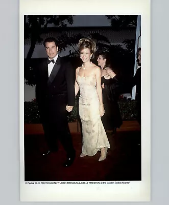 $10.83 • Buy John Travolta & Kelly Preston Red Carpet Photo Golden Globe Awards 1996 LA