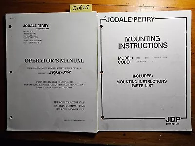 Jodale-Perry JDP ROPS Tractor & Compact & Mower Cab Owner Operator Parts Manual • $15