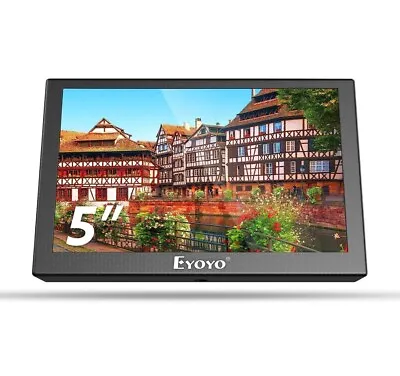 Eyoyo 5  Inch TFT Mini Monitor LCD Display Screen HD/VGA/AV Video Input • $42