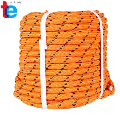 $48.91 • Buy Double Braid Polyester Nylon Core 1/2 X200' Bull Tree Clamping Tree Rope Line