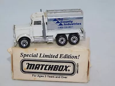 Vintage Matchbox Peterbilt Tanker Truck Gas Promotional TRI COUNTRY INDUSTRIES • $31