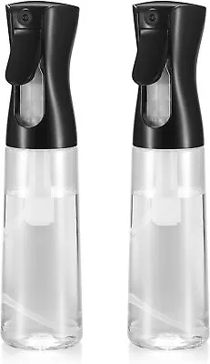 2 Pack 300ml Hairspray Bottles Continuous Fine Mist Water Spray Bottle UK • £10.99