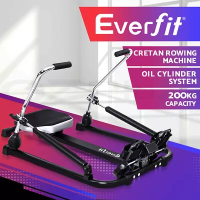 Everfit Rowing Machine Rower Hydraulic Resistance Exercise Fitness Gym Cardio • $145.95