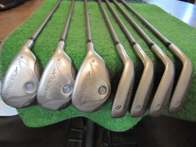 $164.99 • Buy Taylormade Miscela Ladies Hybrid Iron Set 4, 5 + 6 Hybrids 8-sw Irons, No 7 Iron