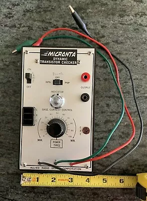 Micronta Transistor Checker And Original Box And Instructions Used • $30