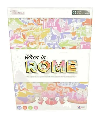 When In Rome Travel Trivia Alexa Skill Game New • $37.34