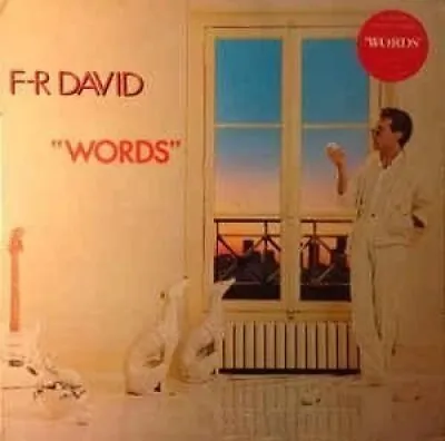 F.R. David - LP - Words (1982) • $31.48